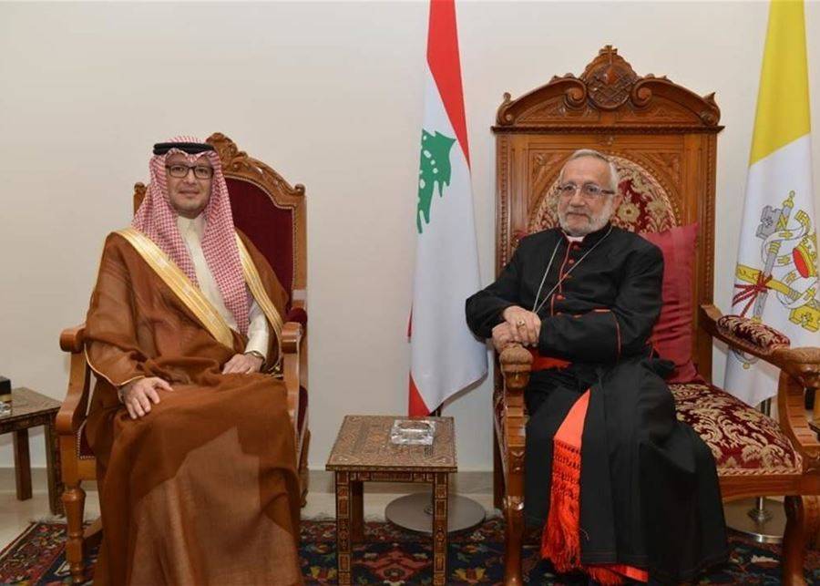 البطريرك ميناسيان يستقبل السفير السعودي