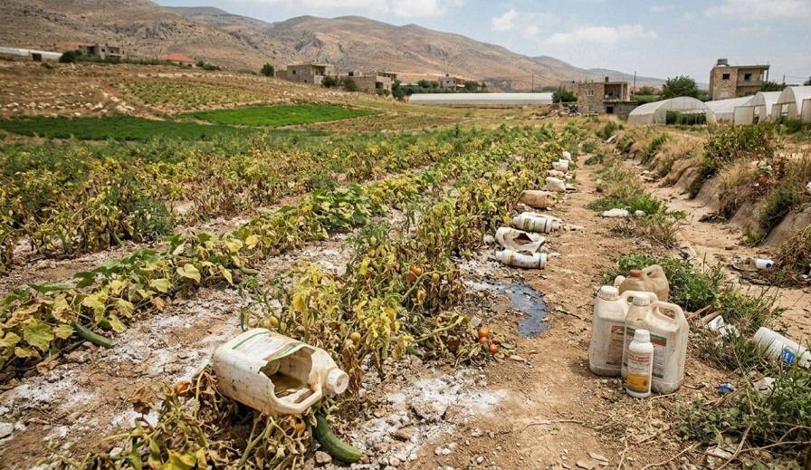 المبيدات الزراعية المهرّبة في لبنان: مصدر غير متوقع لتفاقم الاحتباس الحراري!
