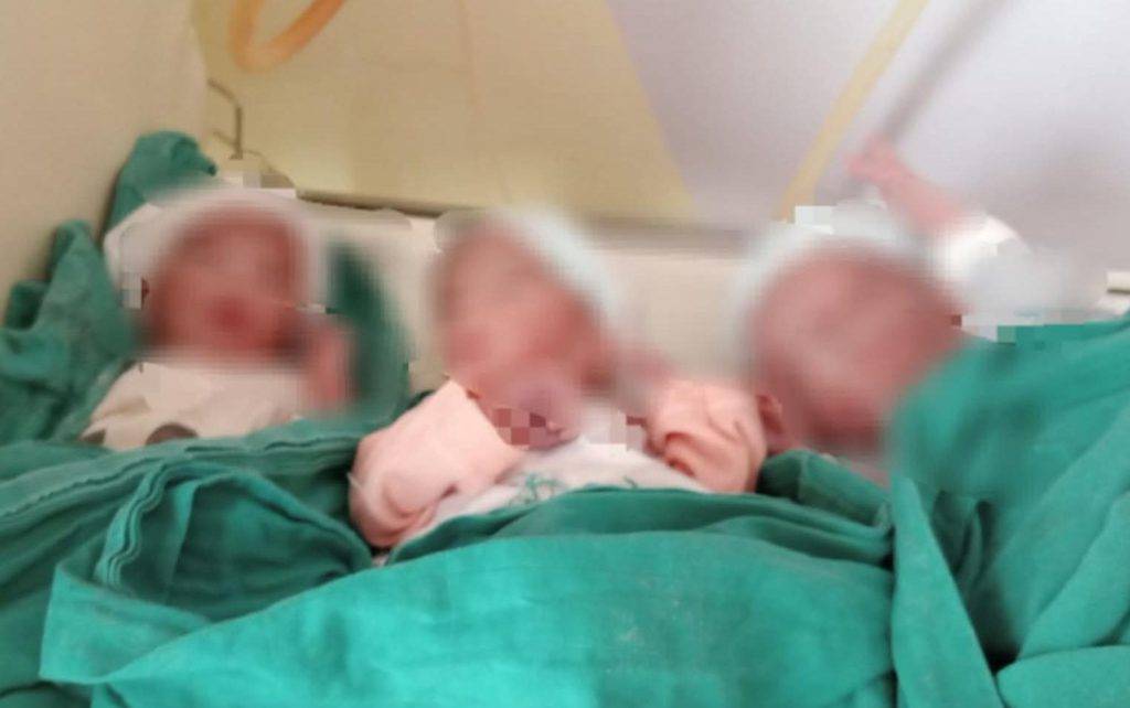 ولادة 3 توائم بعد 20 عاماً من العقم في أربيل