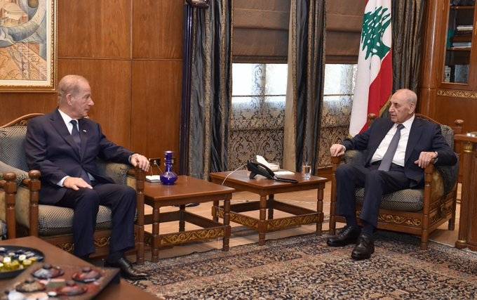 بري يستقبل السفير الأميركي ويبحث تطورات لبنان والمنطقة