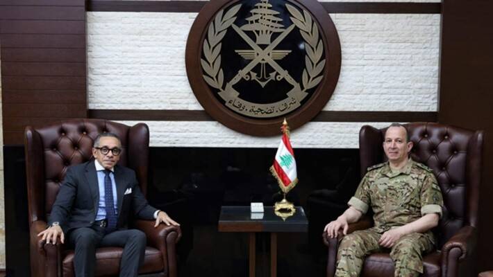 سفير مصر أكد لهيكل
دعم بلاده للجيش اللبناني