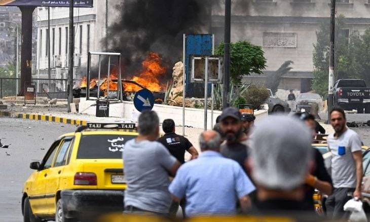 المرصد السوري: إصابات جراء انفجار وإطلاق نار في دمشق