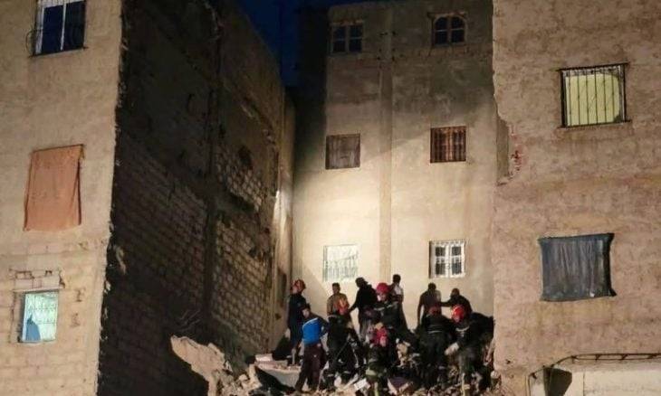 مصرع 5 أشخاص بانهيار مبنى سكني في فاس شمالي المغرب