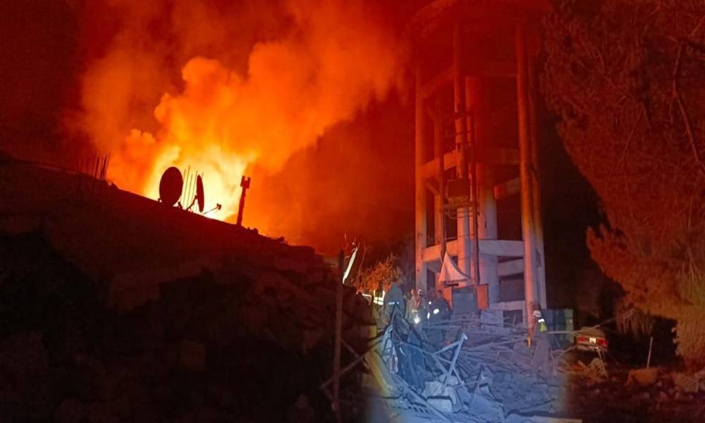 صاروخ يسقط بحقل زراعي في القليعة ونجاة عائلة بأعجوبة