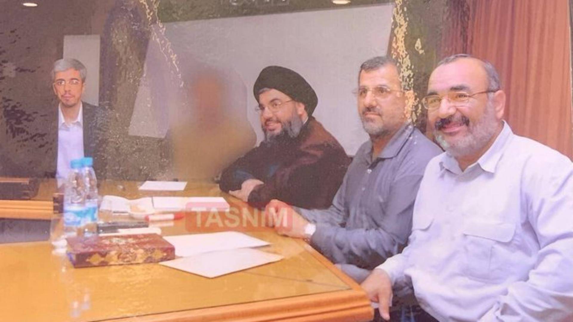 للمرة الاولى.. صورة تجمع نصرالله مع قادة عسكريين إيرانيين