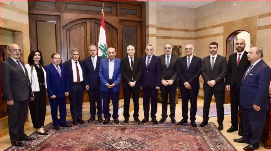 بري يستقبل وفد نقباء المهن الحرة في عين التينة