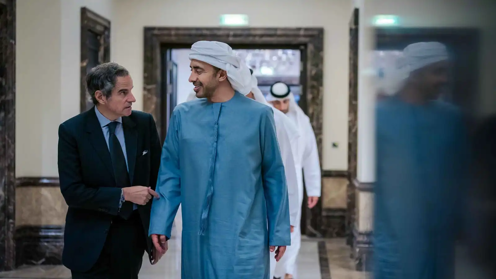 غروسي من الإمارات: سنقدم الدعم الفني لمحطة براكة