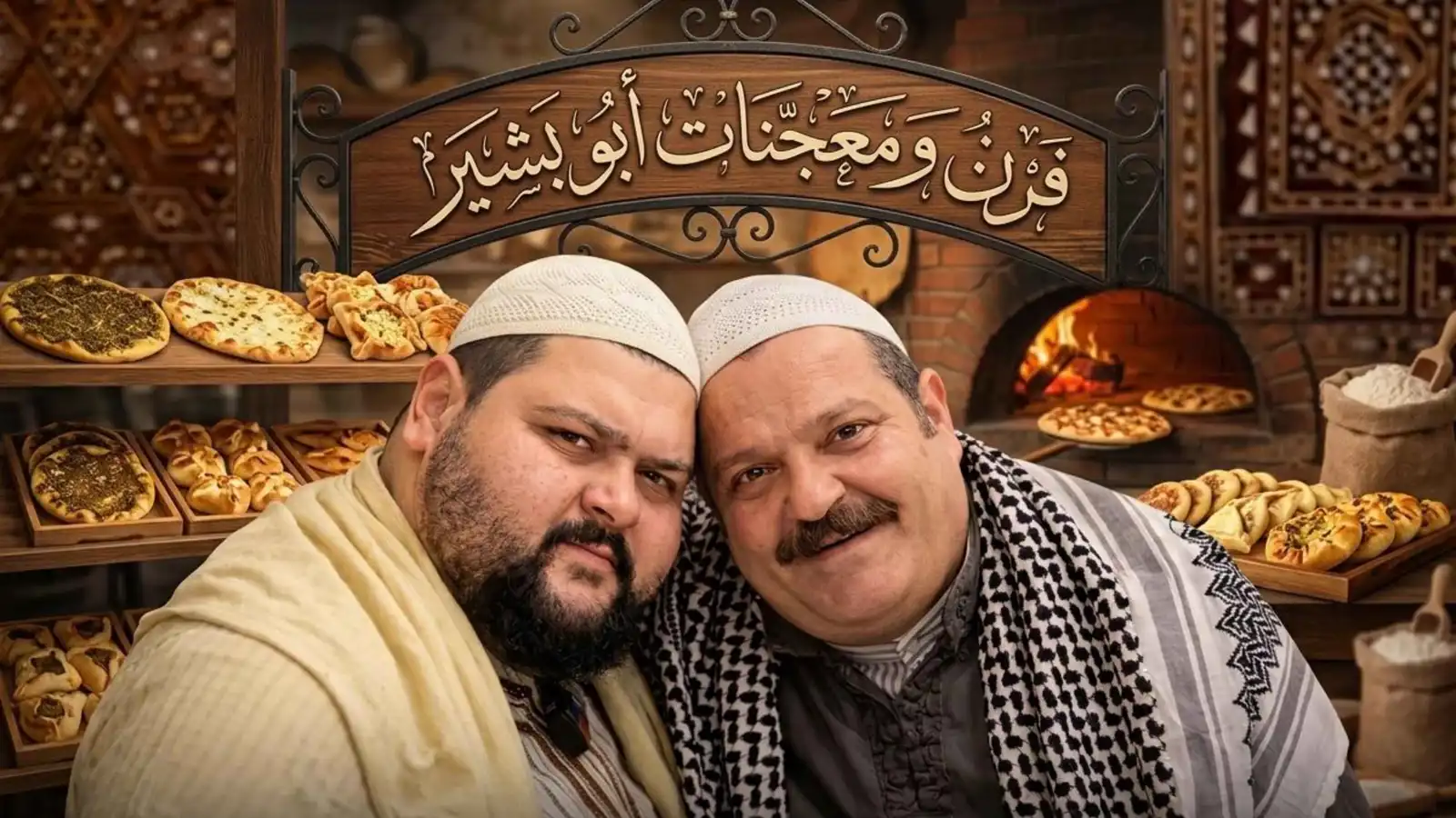 نجل حسن دكاك يفتتح فرن "أبو بشير" على طريقة باب الحارة