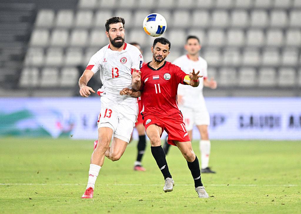 مباراة حاسمة بين لبنان واليمن لحسم بطاقة كأس آسيا 2027
