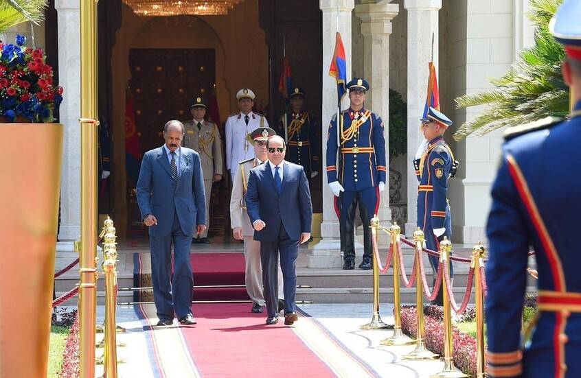 قمة مصرية إريترية تبحث أمن القرن الأفريقي والبحر الأحمر