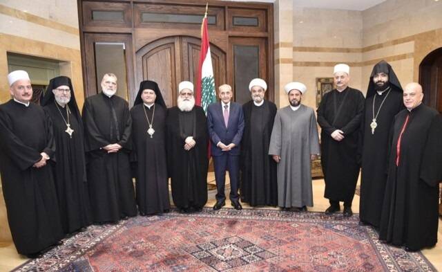 أبي المنى أطلع بري على أجواء القمة الروحية