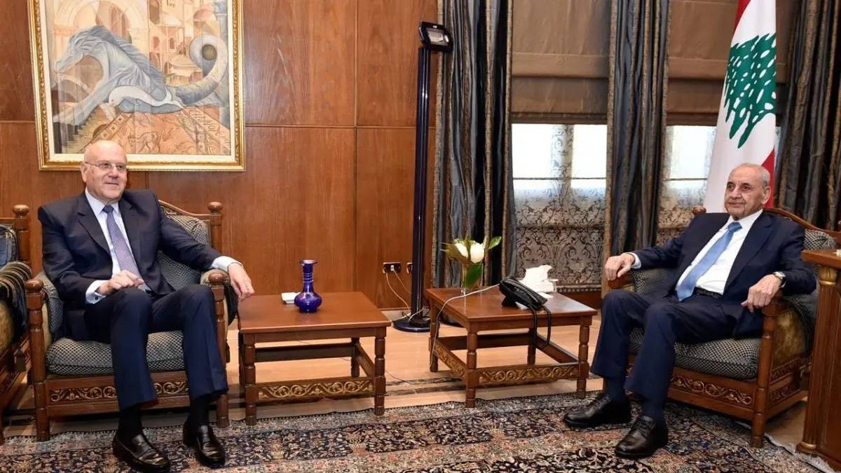 بري بحث مع ميقاتي ووزير الصحة في الأوضاع العامة وبلاسخارت زارته مودعة