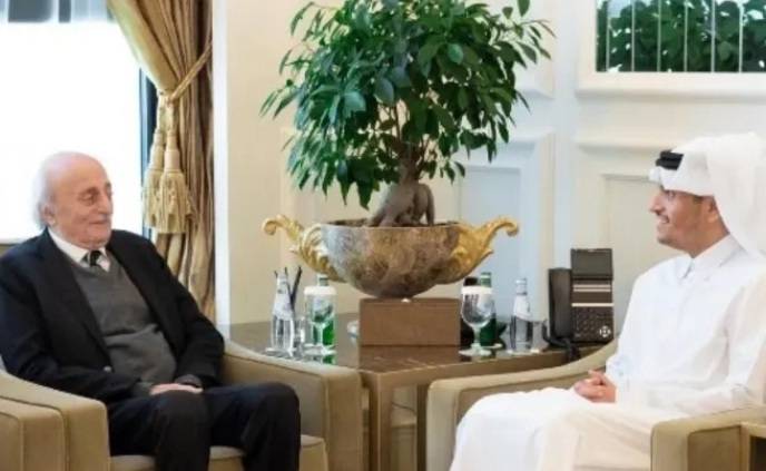 جنبلاط: نثمّن دور قطر
في خفض التوترات ودعم لبنان