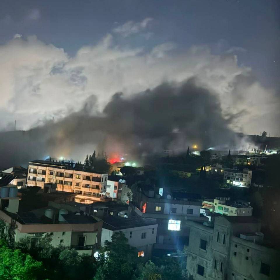 شهيدان و10 جرحى جراء الغارة على المروانية