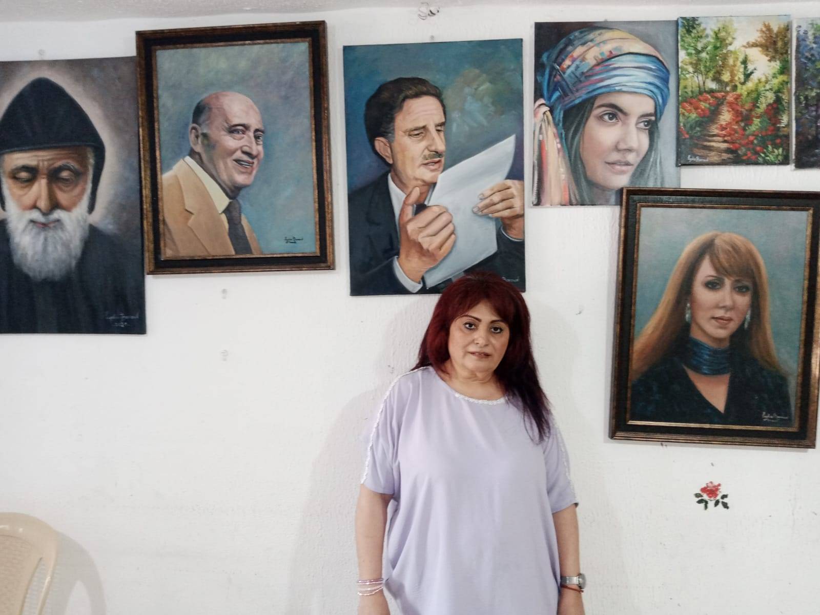 الفنانة التشكيلية ليديا بارود: الفن رسالة أمل وهوية في زمن الحروب