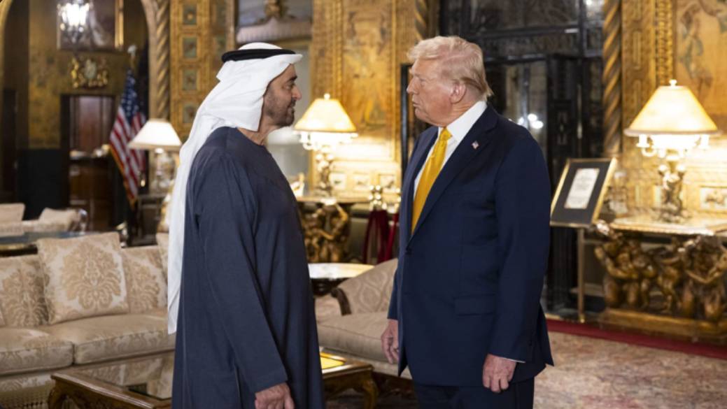 محمد بن زايد وترامب يبحثان ملفات الشرق الأوسط والشراكة الاستراتيجية