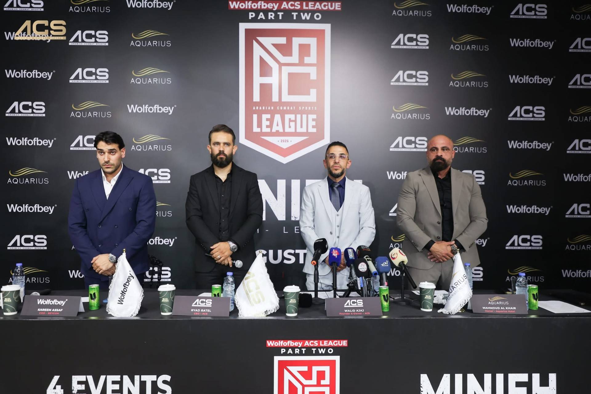 مؤتمر صحافي لمنظمة "ACS"... عجاج: حدث قتالي عالمي في المنية بـ8 آب والكلمات شدّدت على الإشادة بالخطوة