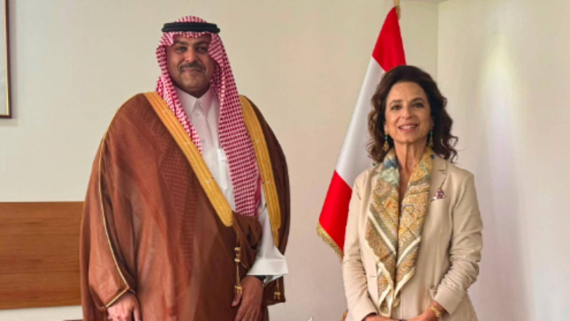 لحود والدوسري يبحثان تسهيل عودة السياح السعوديين إلى لبنان