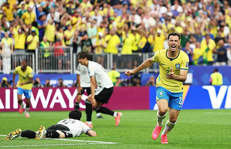 البرازيل يتأهل الى دور الـ16 بعد فوزه على اليابان