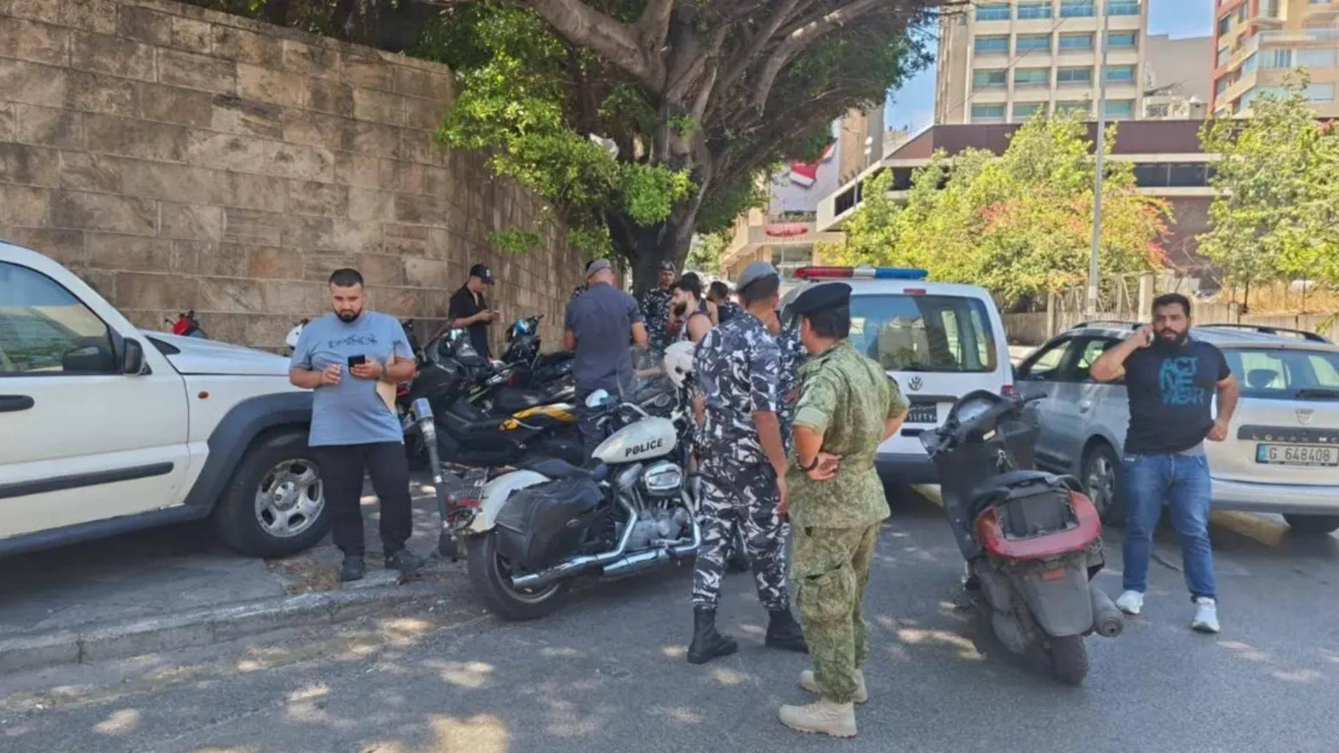 حجز 880 دراجة و58 سيارة مخالفة في حملة أمنية واسعة في بيروت