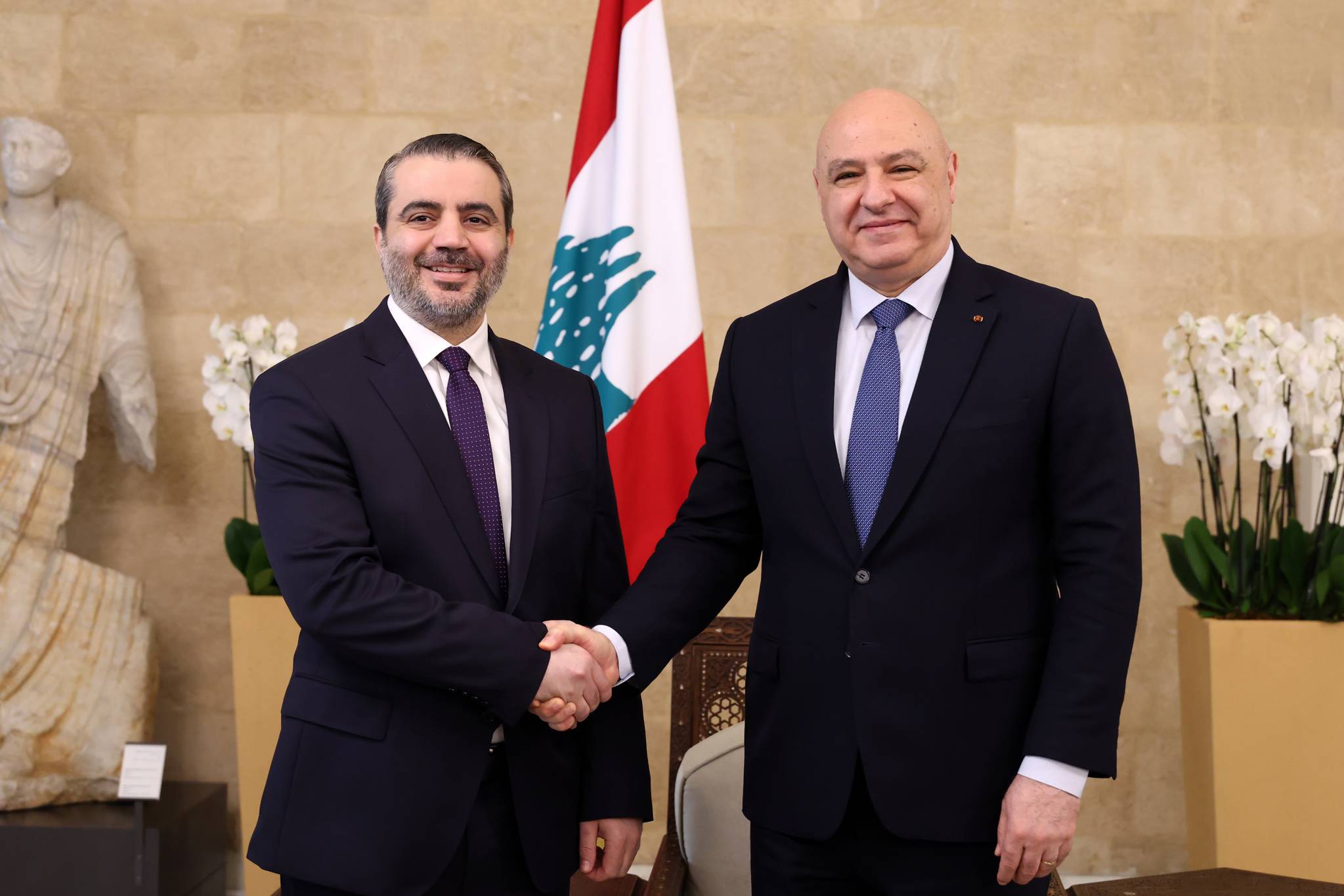 الشيباني في بيروت: إطلاق مسار جديد للعلاقات.. واتفاق على اللجنة العليا اللبنانية–السورية المشتركة