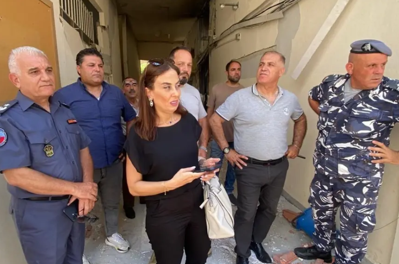 القاضي أبو شقرا تتفقد أضرار العدوان الإسرائيلي في مرافق النبطية
