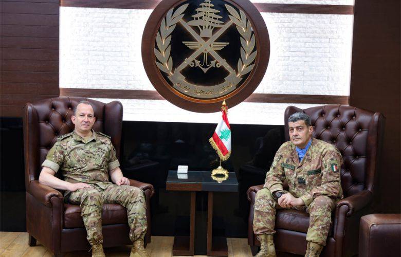 هيكل يستقبل قائد اليونيفيل لبحث المستجدات