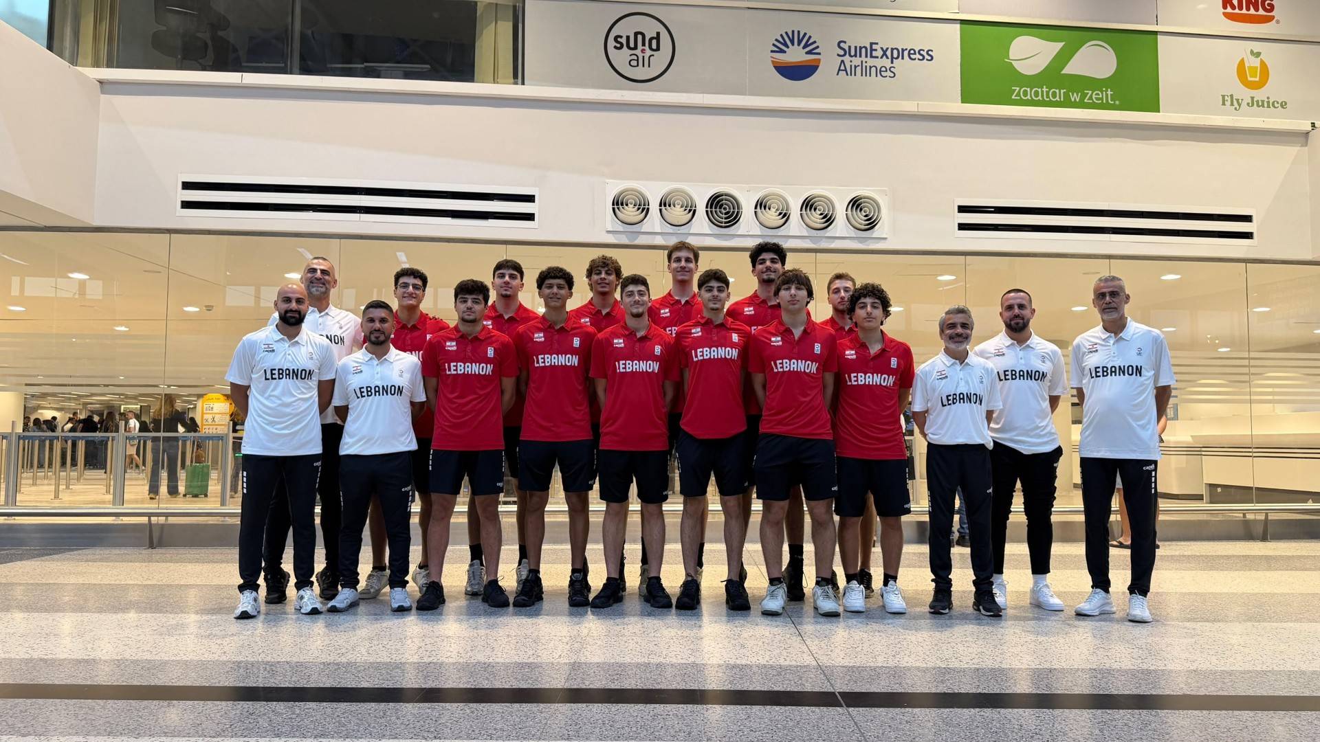 سلة: بعثة منتخب لبنان للذكور (تحت الـ 18) تشارك في بطولة غرب آسيا بالأردن
