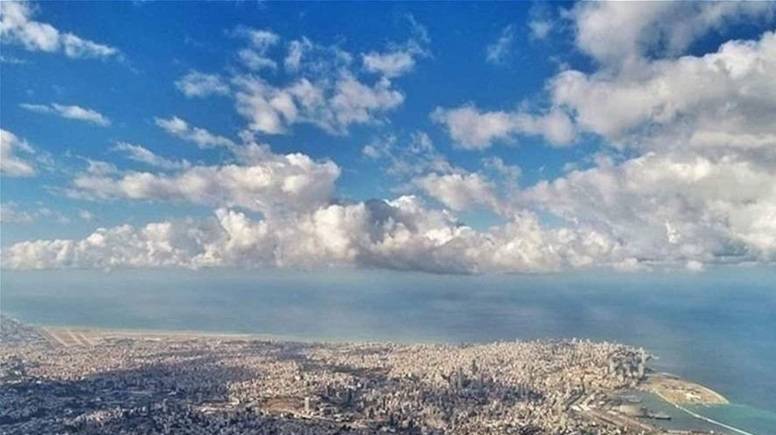 الطقس غدا قليل الغيوم ولا تعديل بدرجة الحرارة على الساحل