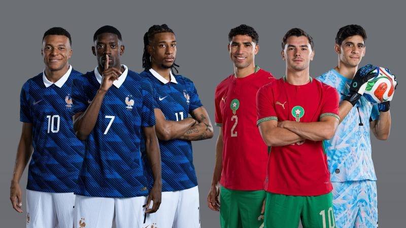 الإيقاف يهدد نجوم المغرب وفرنسا قبل قمة ربع النهائي