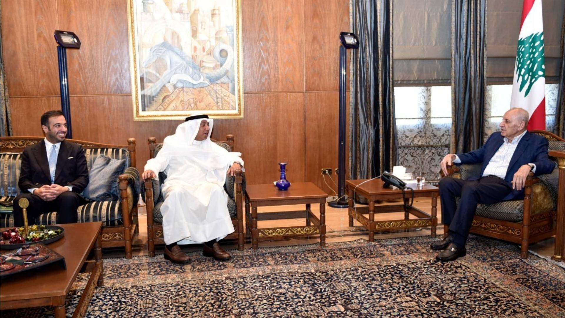 آخر المستجدات والأوضاع العامة محور لقاء برّي وسفير الكويت
