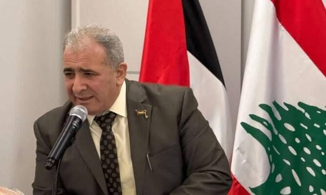 الاسعد قدم التعازي للسفير القطري في لبنان مثمناً دعم القضية الفلسطينية