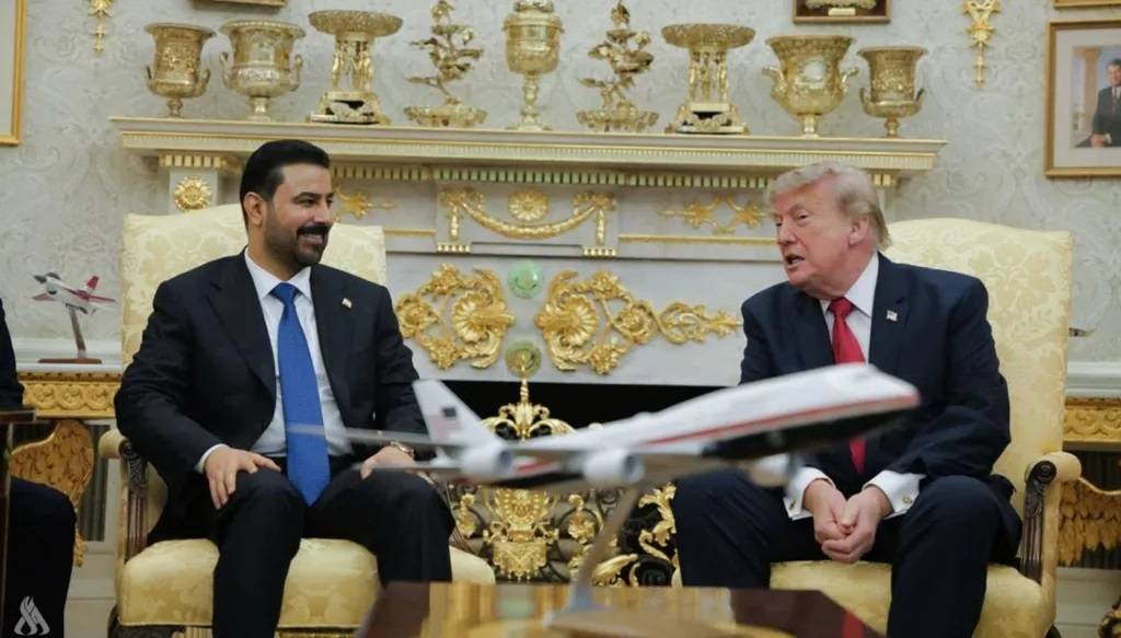 ترامب خلال استقباله الزيدي: سنعلن قريباً عن شراكة نفطية قوية مع العراق
