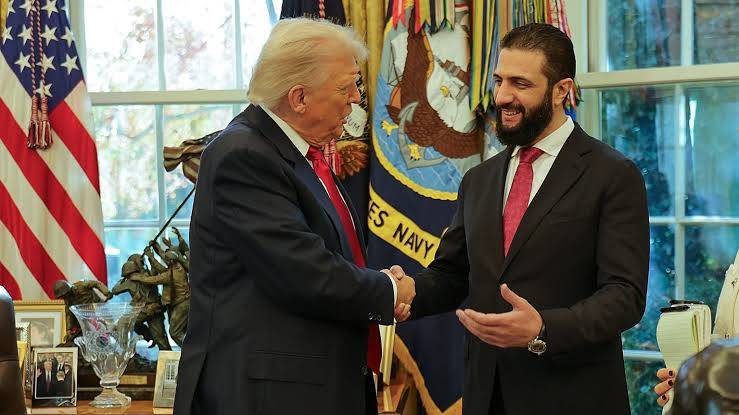 ترامب: سيتولى الشرع التعامل مع حزب الله !