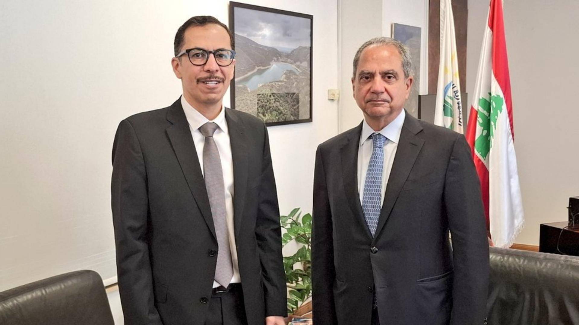الصدّي يبحث مع السفير الإماراتي مشاركة لبنان في مؤتمر الأمم المتحدة للمياه