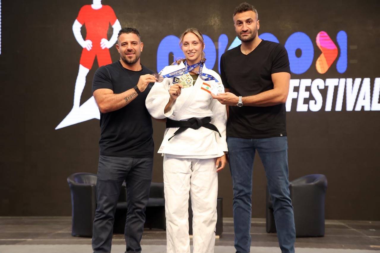 العنداري كرّم بطلة الجودو أكويلينا الشايب
على هامش " Beirut Sports Festival"