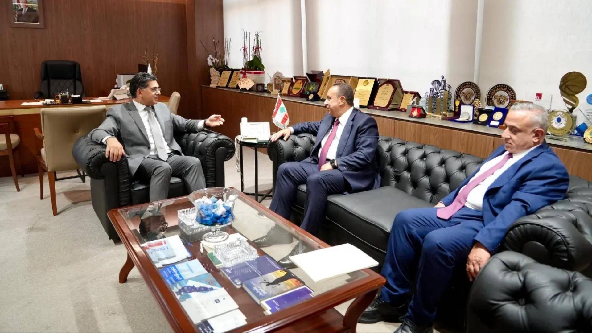 مرقص يستقبل ماغرو ويبحث دعم وزارة الإعلام مع اتحاد المصارف العربية