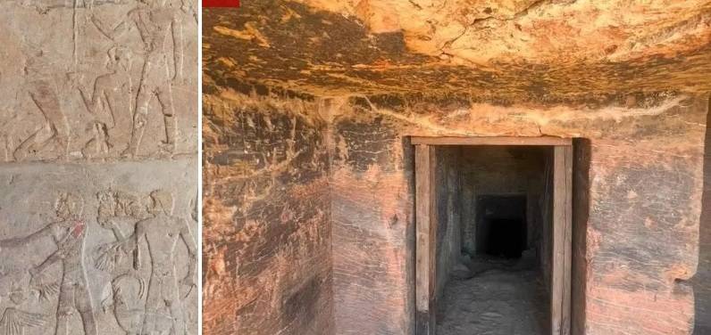 إكتشاف أثري جديد في سقارة ...
مقابر ونقوش هيروغليفية