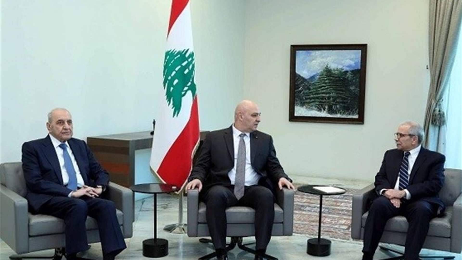 عون يضع بري وسلام في اجواء زيارته لواشنطن