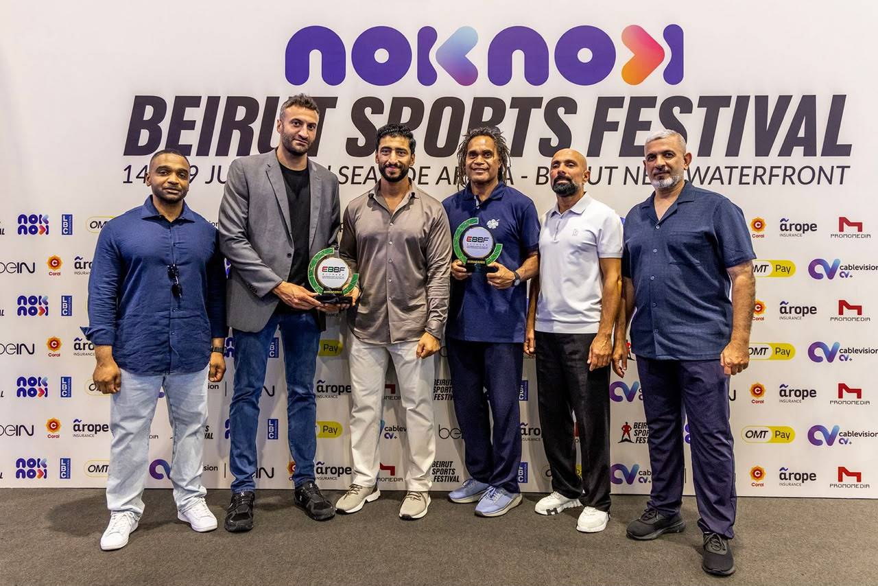 رئيس الاتحاد الاماراتي لبناء الأجسام واللياقة البدنية زار
“ Beirut Sports Festival