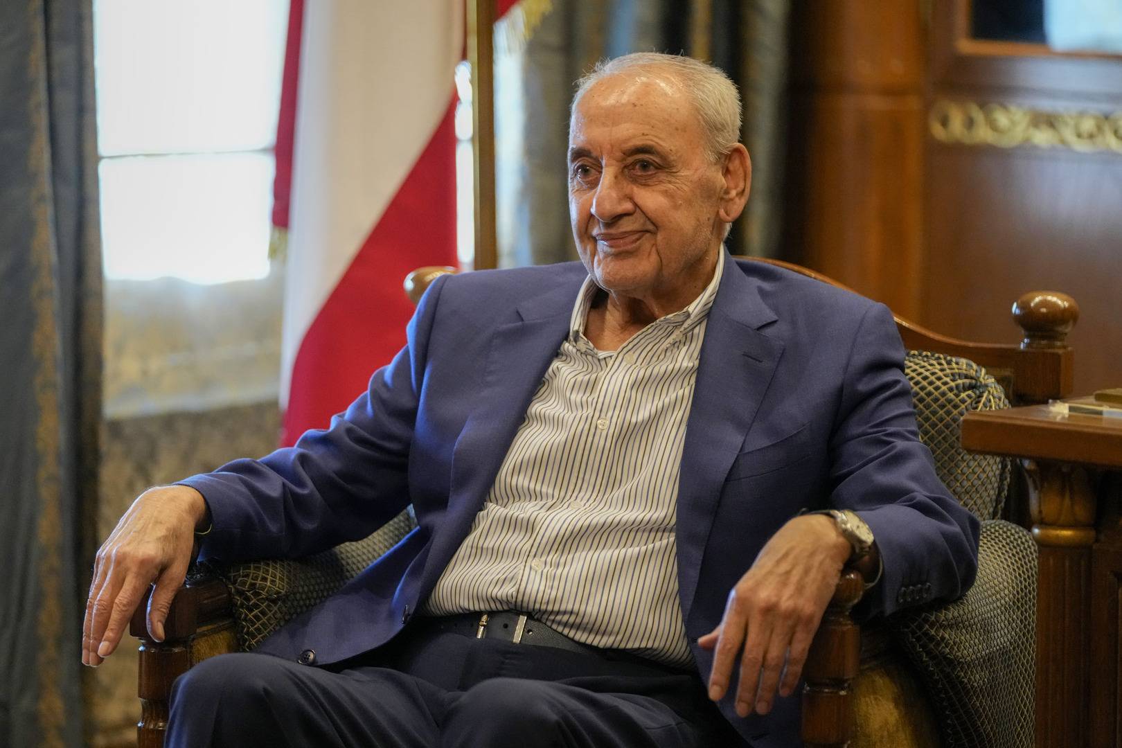 الرئيس بري يهنئ عون بسلامة العودة من واشنطن