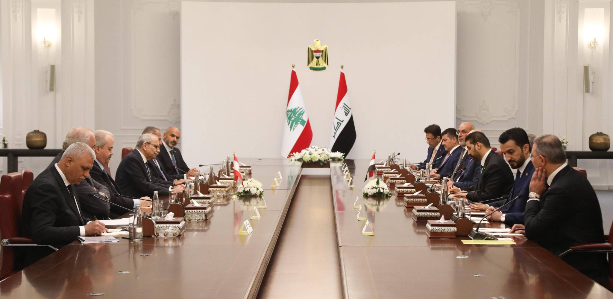 سلام بحث مع نظيره العراقي
في بغداد تعزيز التعاون المشترك