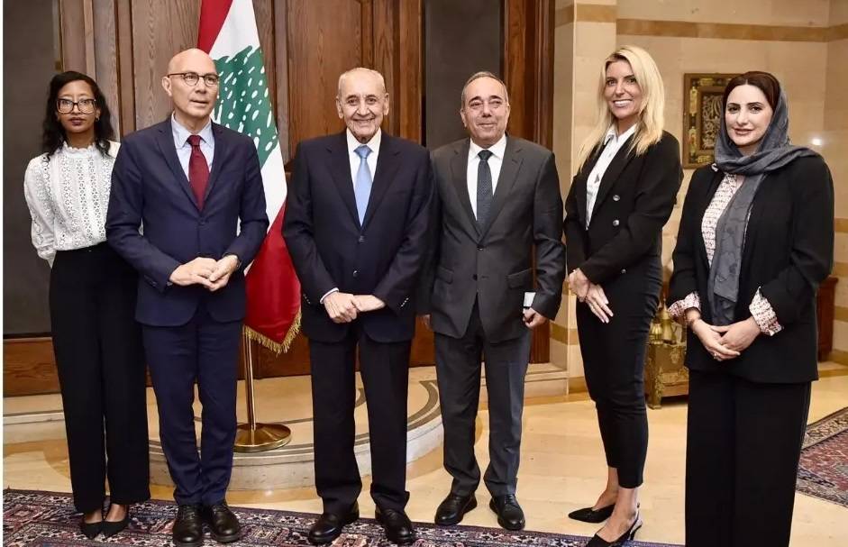 بري استقبل مفوض حقوق الإنسان وسفيرة السويد ورئيس هيئة التفتيش القضائي