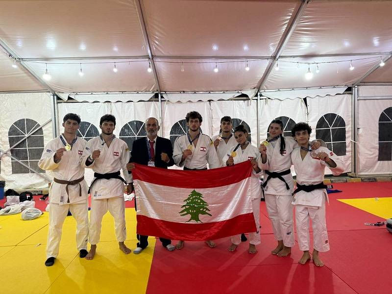 لبنان يتألق في بطولة آسيا للجودو ويحصد 5 ميداليات ذهبية و3 فضية و1 برونزية في بطولة الدول العربية.