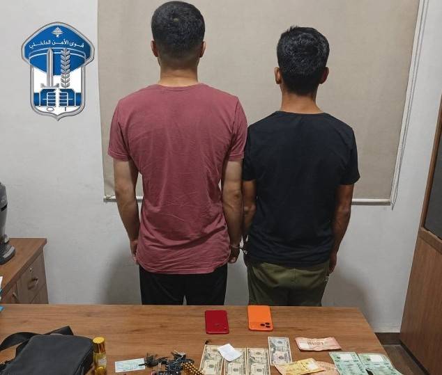 شعبة المعلومات تُطيح بعصابة سرقة وسلب في جبل لبنان