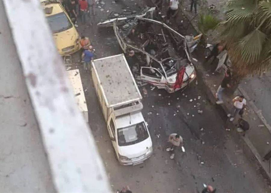 انفجار عبوة ناسفة بحافلة بجرمانا في دمشق