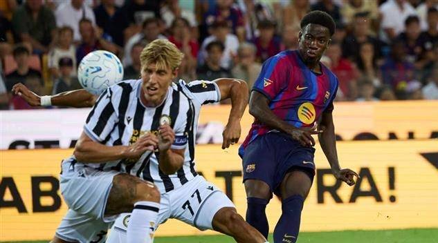 برشلونة يسقط أمام أودينيزي ويخسر لقب "فريولي فينيتسيا"