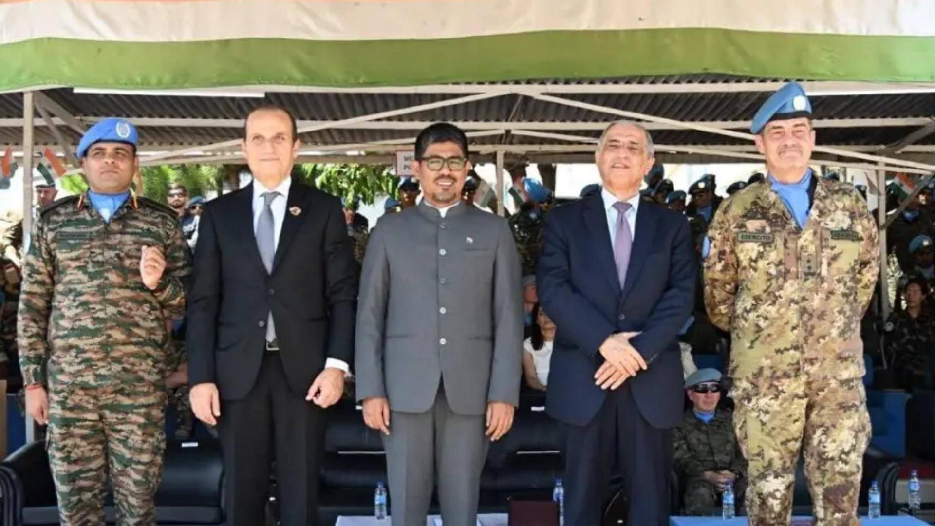 الكتيبة الهندية في اليونيفيل تحتفل بالذكرى الـ80 لاستقلال الهند في الجنوب