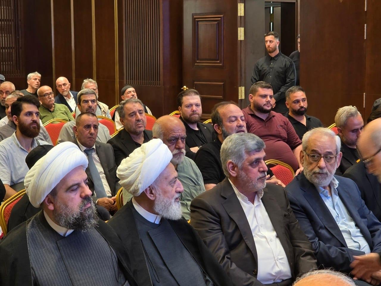 مجلس تأبيني في السفارة الإيرانيّة بمناسبة
 مرور أربعين يوماً على مُواراة جثمان الشهيد الخامنئي