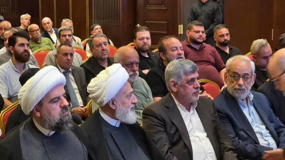 مجلس تأبيني لخامنئي في السفارة الإيرانية ببيروت بمناسبة مرور أربعين يوماً على وفاته